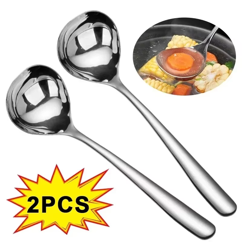 Home Cooking Meals - 2/1 szt. Łyżki ze stali nierdzewnej