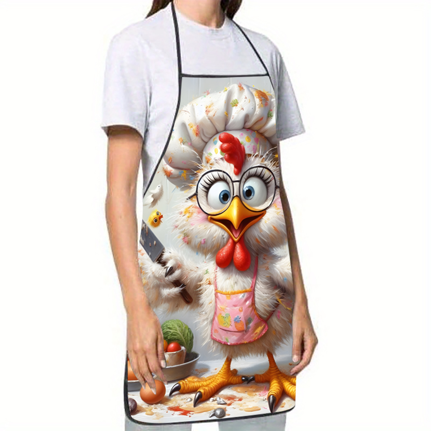 Zabawny fartuch kuchenny z kur – Mom'S Home Cooking recenzja i cena