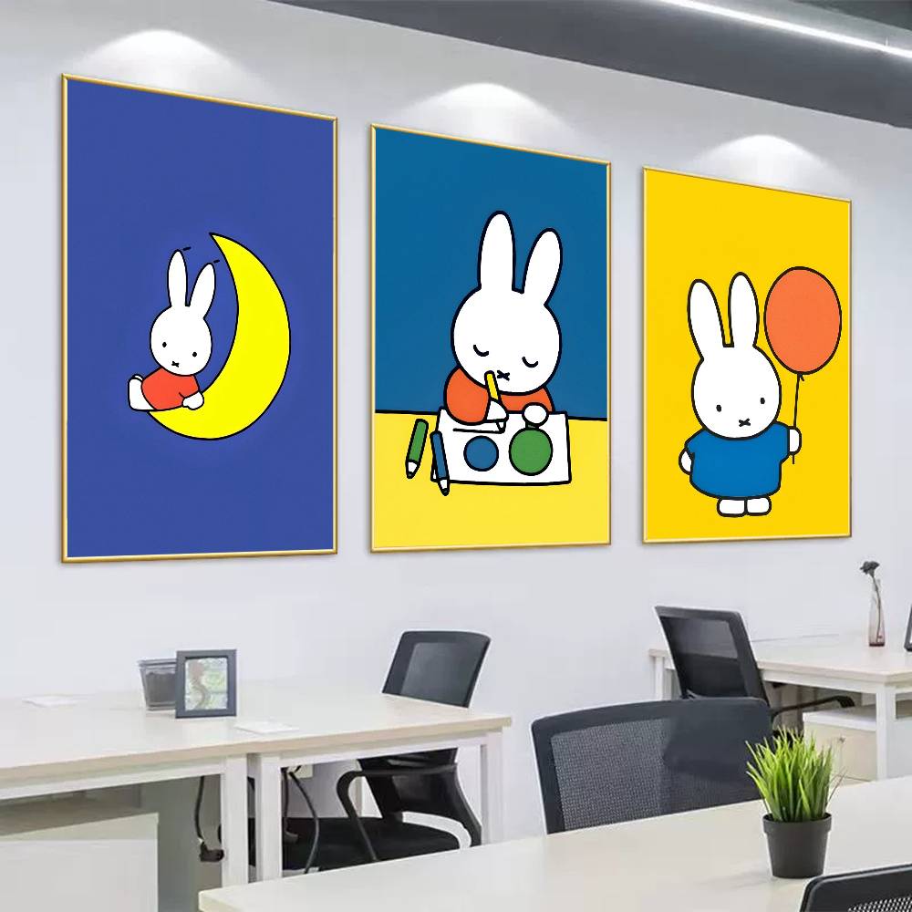 Plakat z kreskówkową M-Miffy,  – Home Cooking Meals recenzja i cena